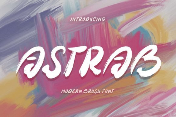 Astrab Font Review: Elegant Brush Typography for Branding