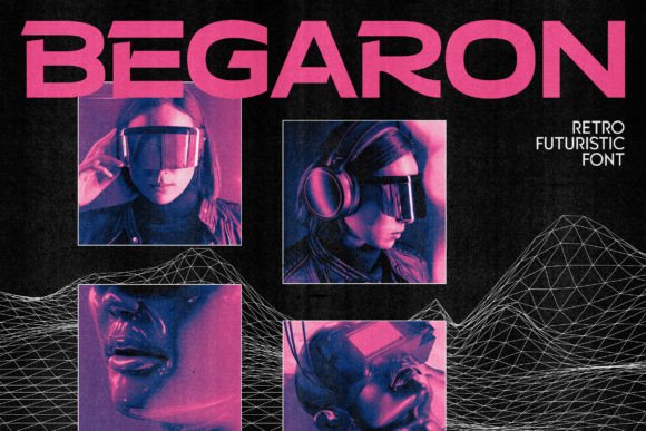 Begaron Font Review: A Futuristic Typeface for Branding