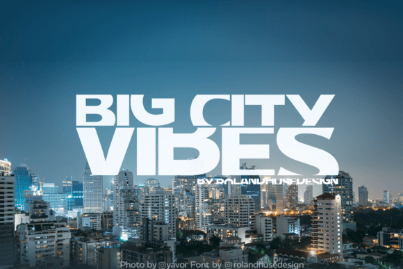 Big City Vibes Font: Editorial Texture for Modern Layouts