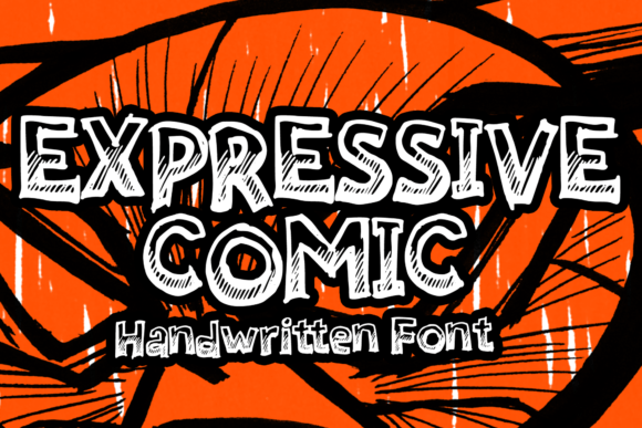 Expressive Comic Font for Handmade Crafts