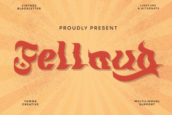 Fellaud Font Review: Vintage Display Type for Web Design