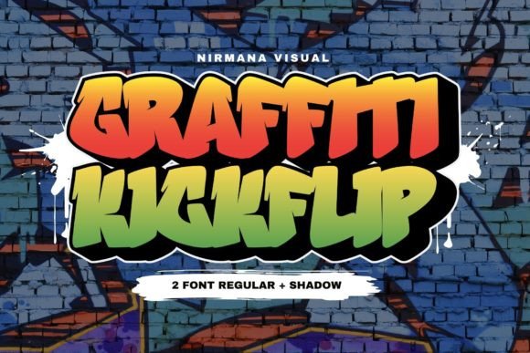 Graffiti Kickflip Font: Editorial Design Review