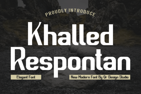 Khalled Respontan Font: Bold Branding for Small Business