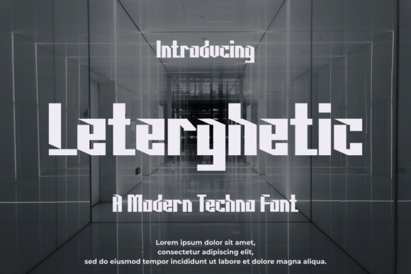 Leterghetic Font Review: A Bold Display Typeface for Modern Branding