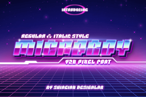 Microboy Font: A Futuristic Display Typeface for Modern Branding