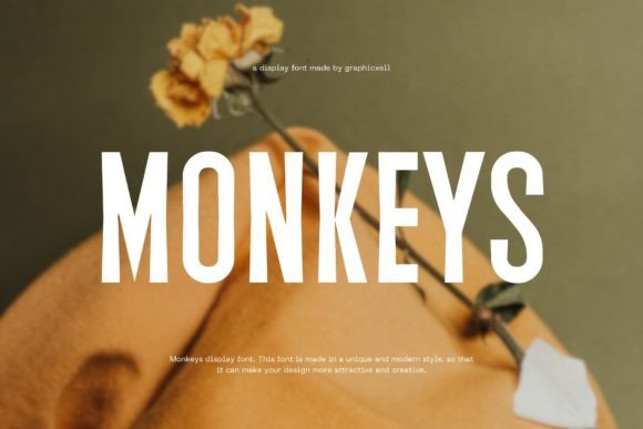 Monkeys Font Review: A Clean Display Typeface for Modern Branding