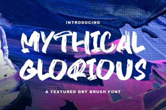 Mythical Glorious Font: Adding Texture to Editorial Design