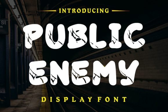 Public Enemy Font: Adding Retro Grunge to Brand Identity