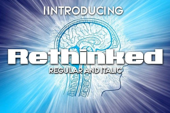 Rethinked: A Bold Display Font for Editorial Impact