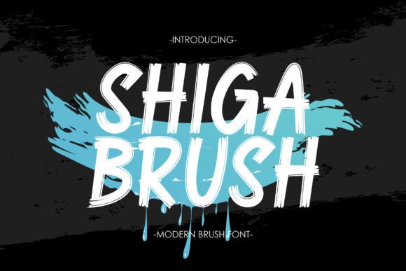 Shiga Brush Font: Bold Branding for Small Business