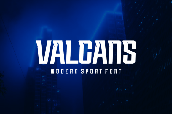 Valcans Font: Bold Display Typography for Digital Campaigns