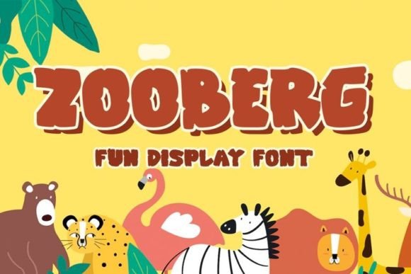 Zooberg Font: Playful Display Typography for Web Design